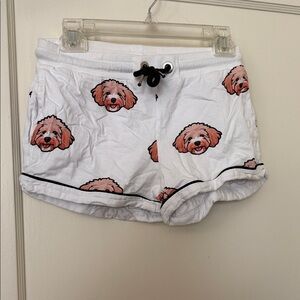 White Shorts with Black Trim size S